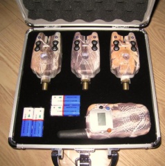 Leaf Camo Bite Alarm Set Plus Transmitter